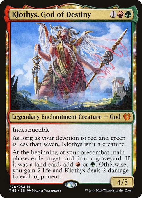 Klothys God of Destiny (Promo Pack) Near Mint Foil