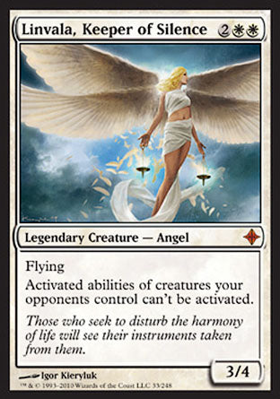 Linvala, Keeper of Silence (Rise of the Eldrazi) Medium Play