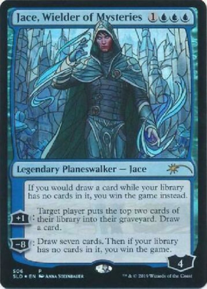 Jace, Weilder of Mysteries Stained Glass (Secret Lair) Near Mint Foil