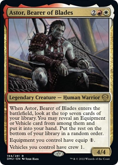 Astor, Bearer of Blades (Dominaria United) Near Mint Foil