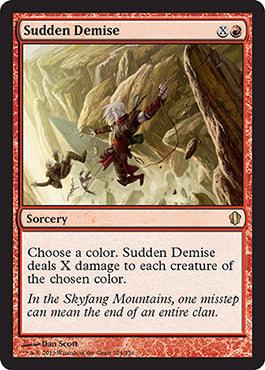 Sudden Demise (Commander 2013 Edition) Medium Play