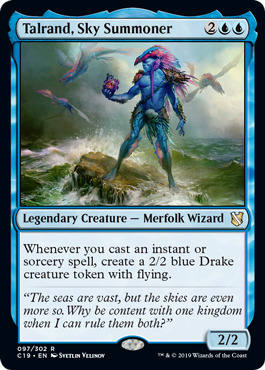 Talrand, Sky Summoner (Commander 2019) Light Play