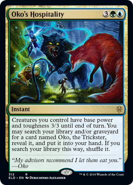 Oko's Hospitality (Throne of Eldraine) Light Play
