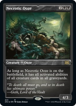 Necrotic Ooze (Foil Etched) (Double Masters 2022) Near Mint Foil