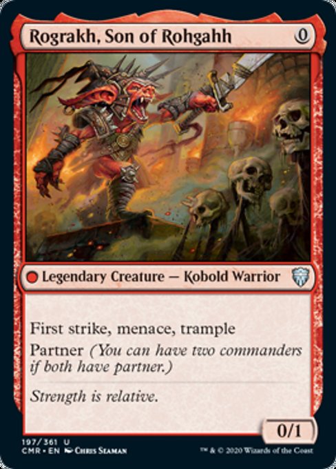 Rograkh, Son of Rohgahh (Commander Legends) Near Mint