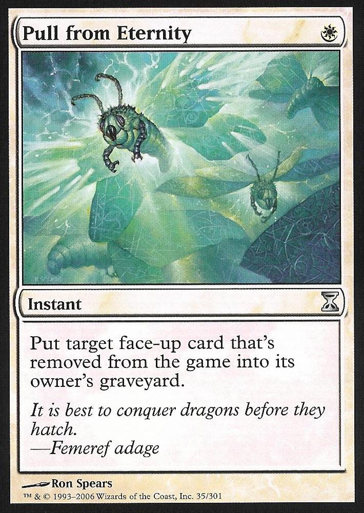 Pull from Eternity (Time Spiral) Light Play