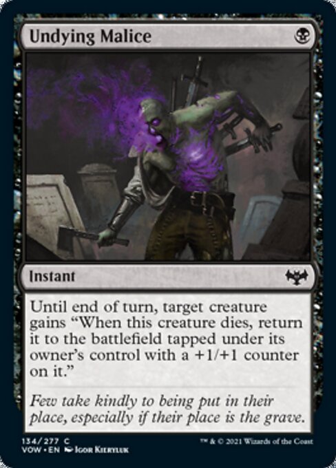 Undying Malice (Innistrad: Crimson Vow) Near Mint