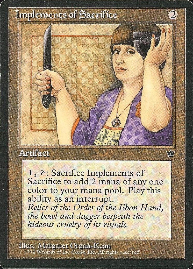 Implements of Sacrifice (Fallen Empires) Medium Play