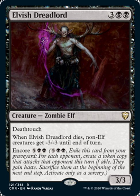 Elvish Dreadlord (Commander Legends) Medium Play