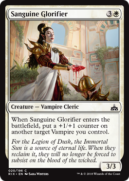 Sanguine Glorifier (Rivals of Ixalan) Light Play