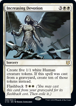 Increasing Devotion (Commander 2019) Medium Play