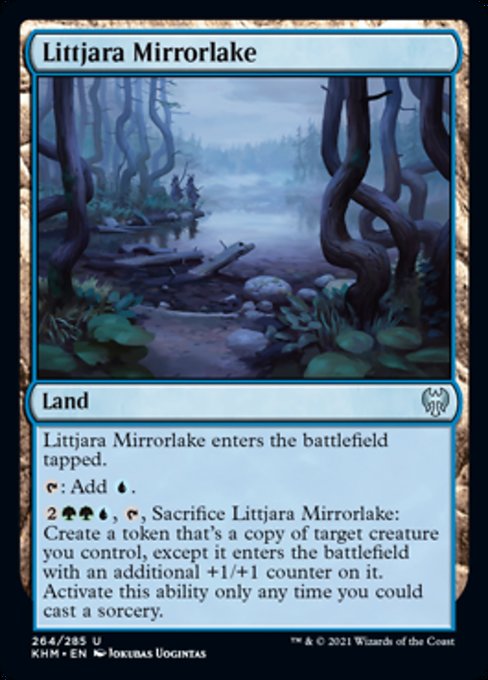 Littjara Mirrorlake (Kaldheim) Near Mint Foil