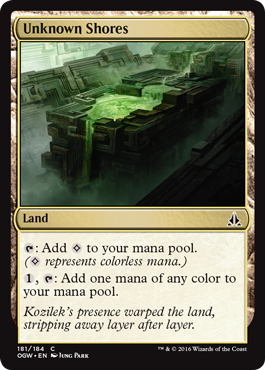 Unknown Shores (Oath of the Gatewatch) Near Mint