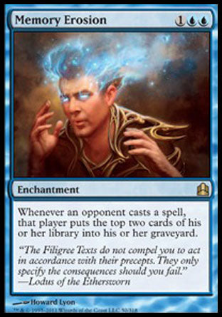 Memory Erosion (Commander) Light Play