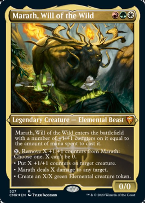 Marath, Will of the Wild (Foil Etched) (Commander Legends) Near Mint Foil