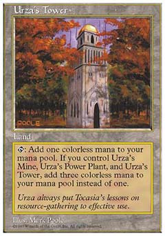 Urza's Tower (5th Edition) Light Play