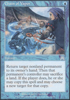 Chain of Vapor (Onslaught) Light Play Foil