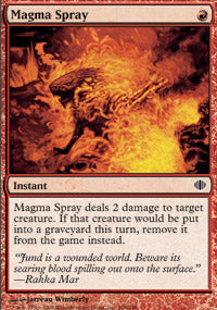 Magma Spray (Shards of Alara) Medium Play