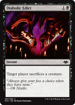 Diabolic Edict (Modern Horizons) Near Mint Foil