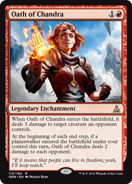 Oath of Chandra (Oath of the Gatewatch) Medium Play