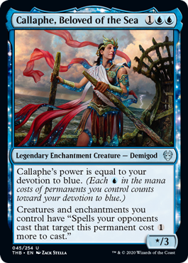 Callaphe, Beloved of the Sea (Theros Beyond Death) Light Play