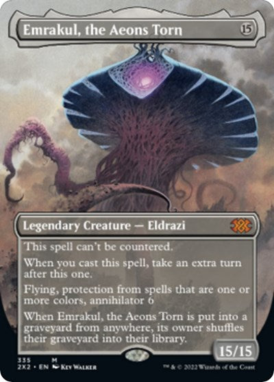 Emrakul, the Aeons Torn (Borderless) (Double Masters 2022) Near Mint