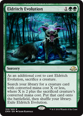 Eldritch Evolution (Eldritch Moon) Medium Play Foil