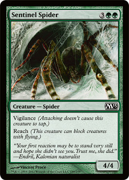 Sentinel Spider (Magic 2013 Core Set) Medium Play