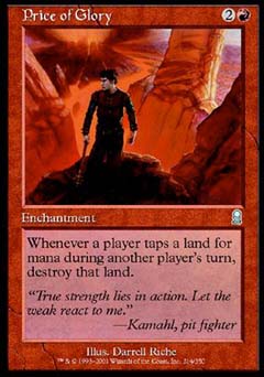 Price of Glory (Odyssey) Medium Play Foil