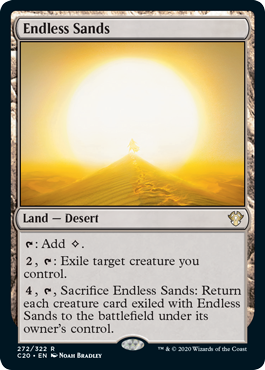 Endless Sands (Commander 2020 Ikoria) Light Play