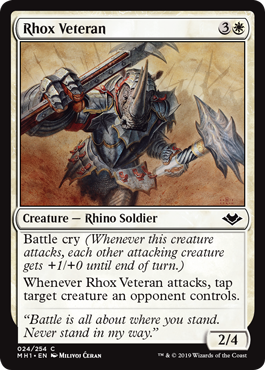 Rhox Veteran (Modern Horizons) Near Mint Foil