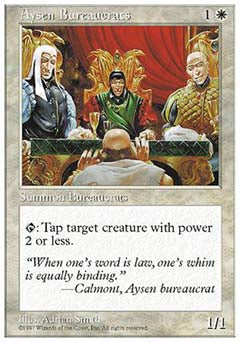 Aysen Bureaucrats (5th Edition) Medium Play