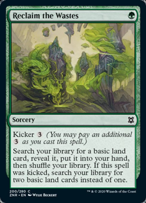 Reclaim the Wastes (Zendikar Rising) Near Mint