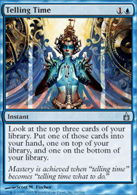 Telling Time (Ravnica) Medium Play Foil