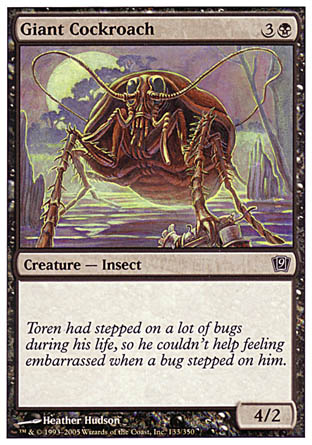 Giant Cockroach (9th Edition) Medium Play