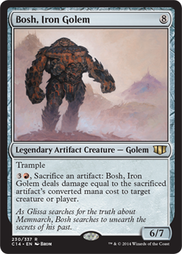 Bosh, Iron Golem (Commander 2014 Edition) Light Play