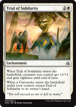 Trial of Solidarity (Amonkhet) Medium Play