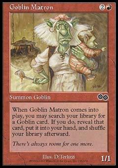 Goblin Matron (Urza's Saga) Light Play