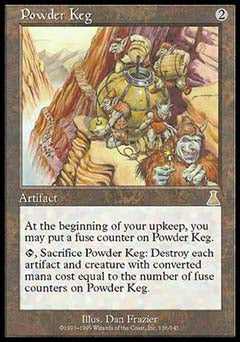 Powder Keg (Urza's Destiny) Medium Play Foil