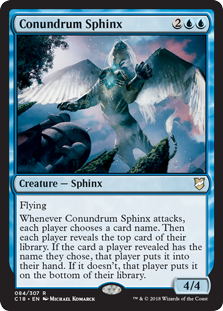 Conundrum Sphinx (Commander 2018) Light Play