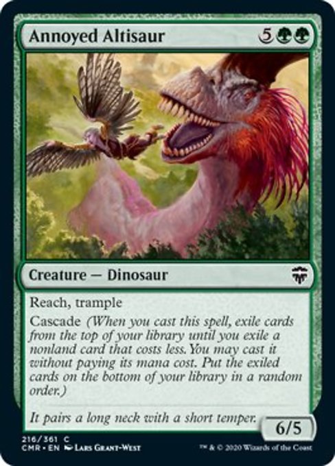 Annoyed Altisaur (Commander Legends) Near Mint Foil