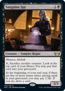 Sanguine Spy (Streets of New Capenna) Near Mint Foil