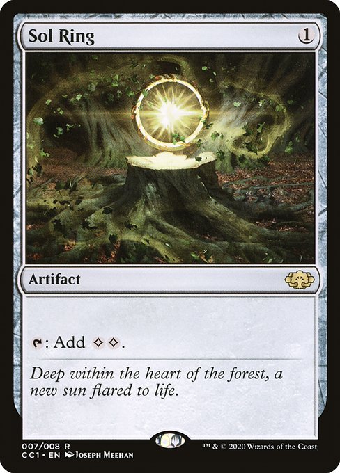 Sol Ring (Commander Collection: Green) Near Mint Foil