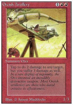 Orcish Artillery (Unlimited) Medium Play