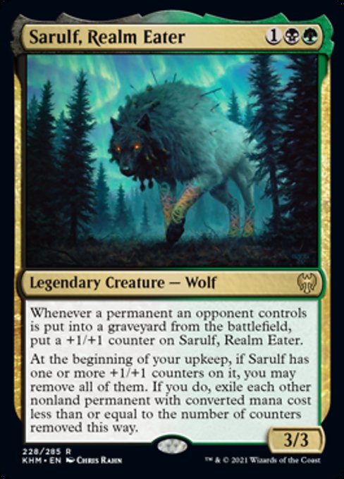 Sarulf, Realm Eater (Kaldheim) Light Play