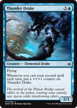 Thunder Drake (War of the Spark) Near Mint