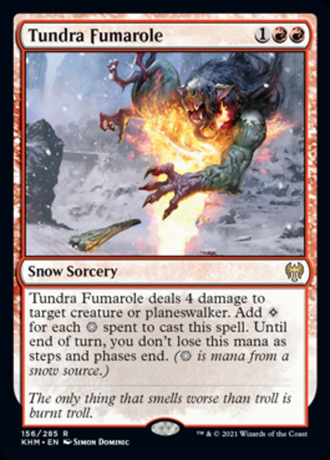 Tundra Fumarole (Kaldheim) Medium Play Foil