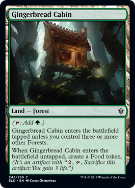 Gingerbread Cabin (Throne of Eldraine) Light Play