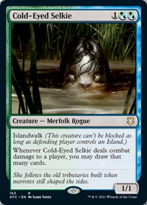 Cold-Eyed Selkie (Commander 2021 Forgotten Realms) Near Mint