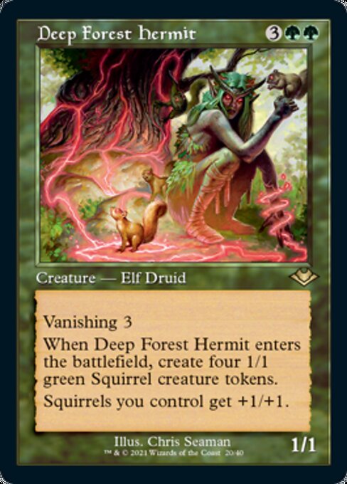 Deep Forest Hermit (Modern Horizons 1 Retro Frames) Light Play Foil
